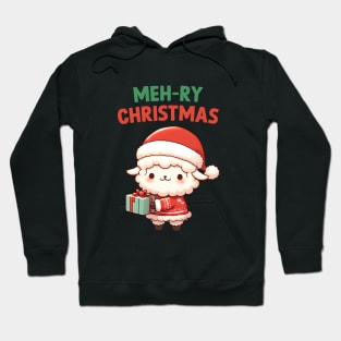 Meh Ry Christmas Sheep Hoodie